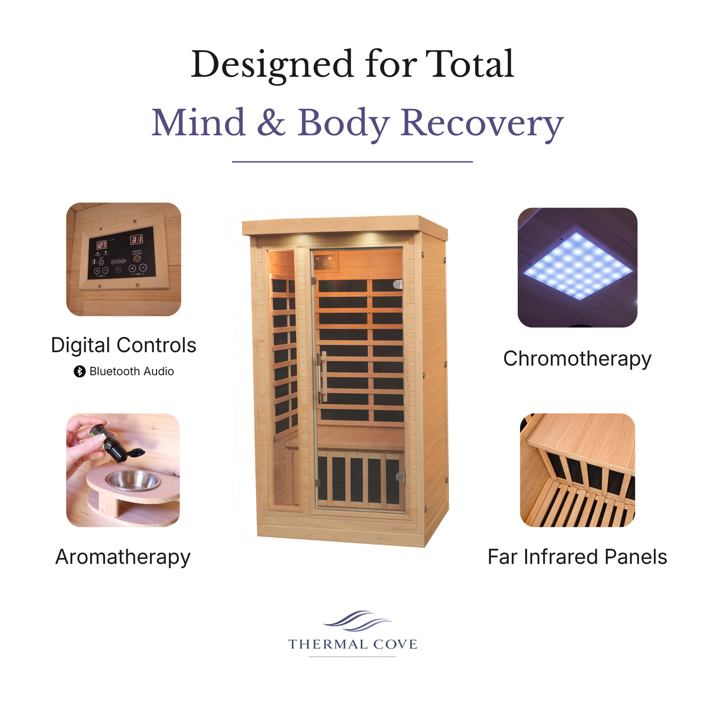 Tremblant - 1 Person Infrared Sauna